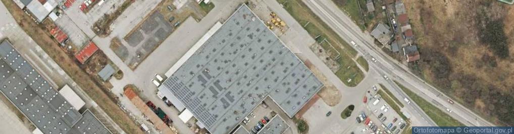 Zdjęcie satelitarne Centrum Motoryzacyjne Polmozbyt Kielce