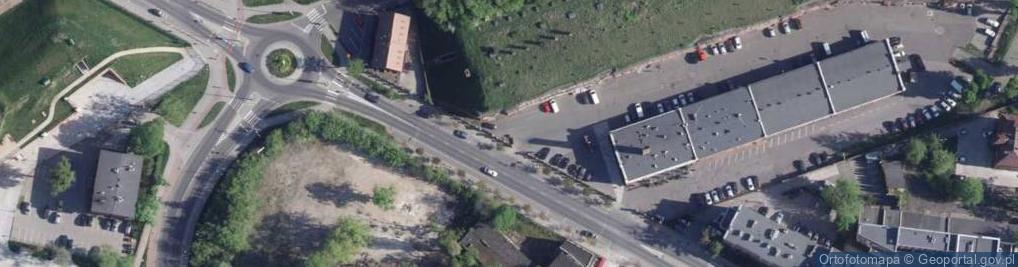 Zdjęcie satelitarne Firma Handlowo Usługowa Twierdza