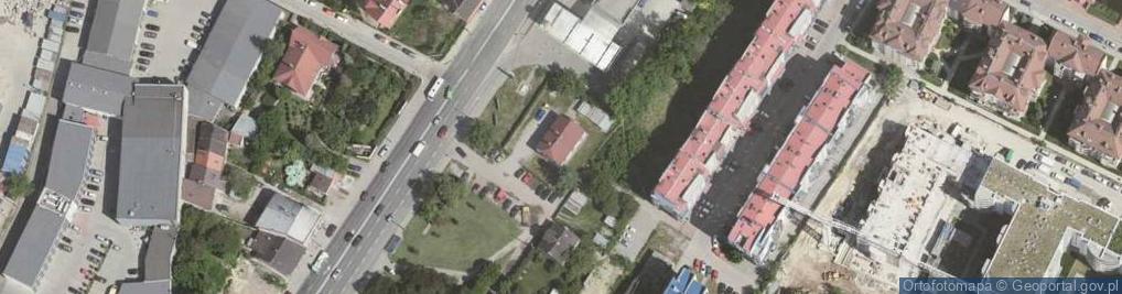 Zdjęcie satelitarne Krakowska Spółdzielnia Hodowli Gołębi Rasowych i Ptactwa Ozdobnego