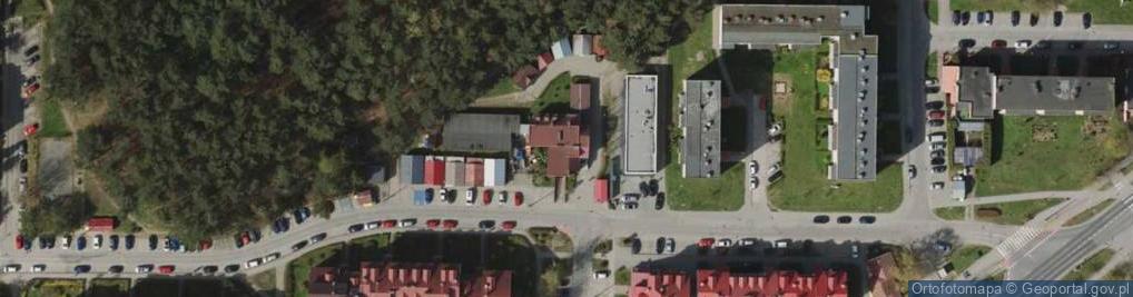 Zdjęcie satelitarne Młodzieżowa Spółdzilenia Mieszkaniowa