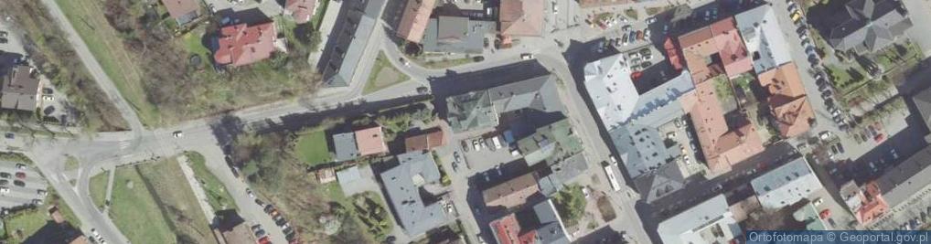 Zdjęcie satelitarne Przełom Górski i S Ka