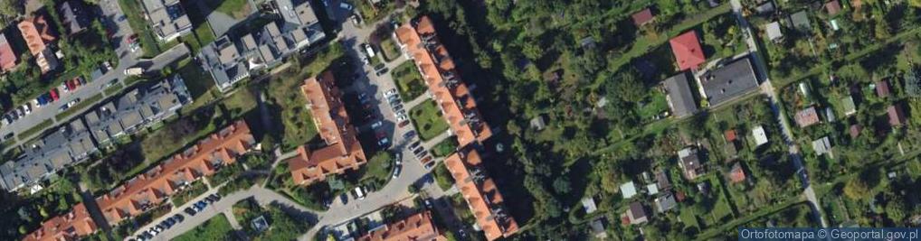 Zdjęcie satelitarne Spółdzielnia Mieszkaniowa Załogi Krakowskiego Przedsiębiorstwa Instalacji Sanitarnych