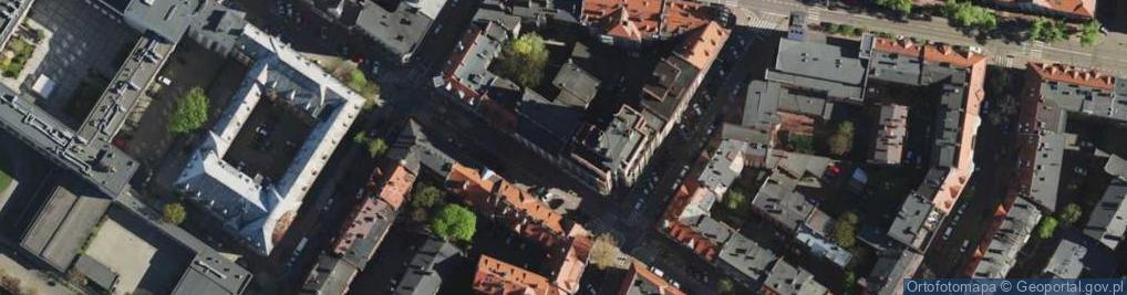 Zdjęcie satelitarne Pierwszy Urząd Skarbowy w Katowicach