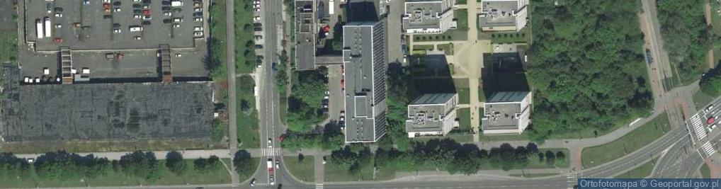 Zdjęcie satelitarne Urząd Skarbowy Kraków - Prądnik