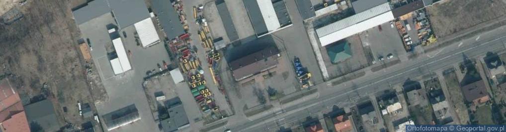 Zdjęcie satelitarne Urząd Skarbowy w Brodnicy