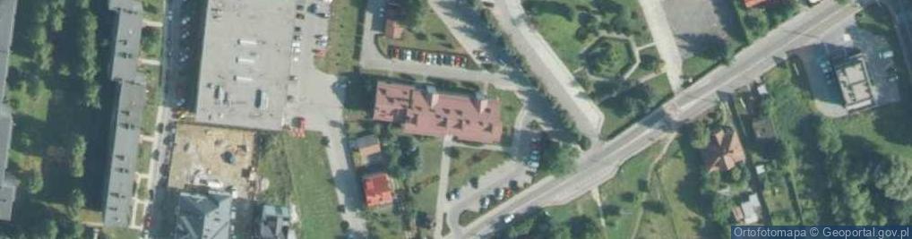 Zdjęcie satelitarne Urząd Skarbowy w Brzesku