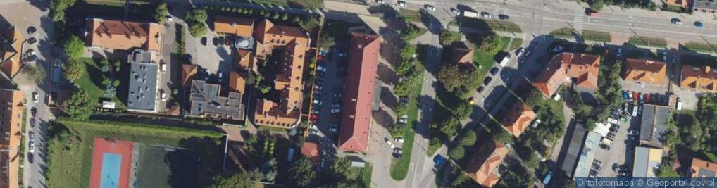 Zdjęcie satelitarne Urząd Skarbowy w Elblągu