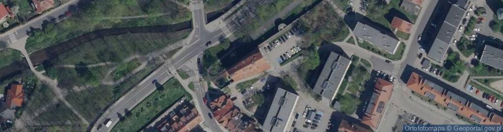 Zdjęcie satelitarne Urząd Skarbowy w Lubaniu