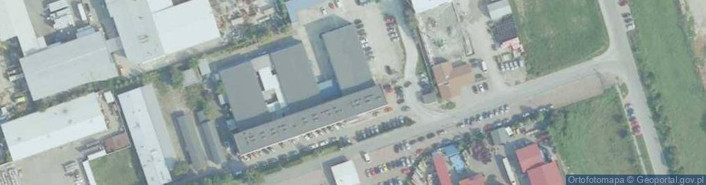 Zdjęcie satelitarne Urząd Skarbowy w Myślenicach