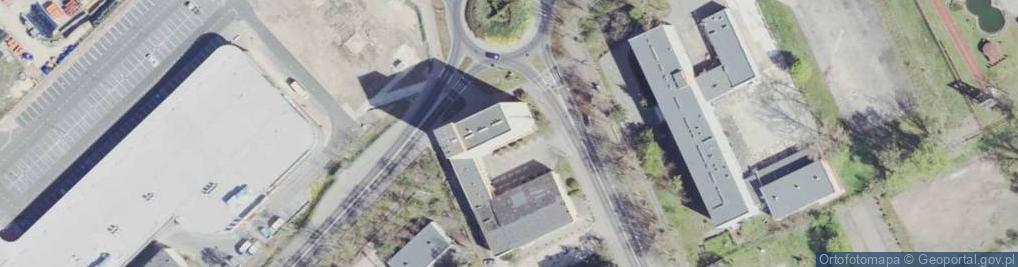 Zdjęcie satelitarne Urząd Skarbowy w Nowej Soli