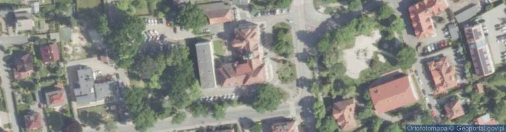 Zdjęcie satelitarne Urząd Skarbowy w Oleśnie