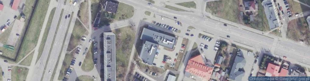 Zdjęcie satelitarne Urząd Skarbowy w Ostrowcu Świętokrzyskim