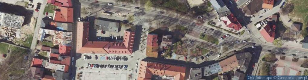 Zdjęcie satelitarne Urząd Skarbowy w Oświęcimiu