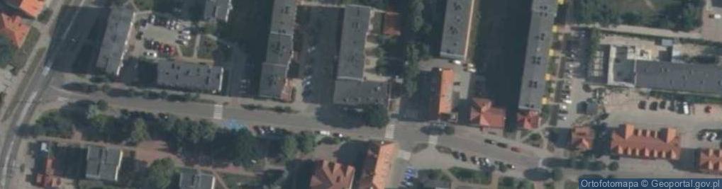 Zdjęcie satelitarne Urząd Skarbowy w Piszu