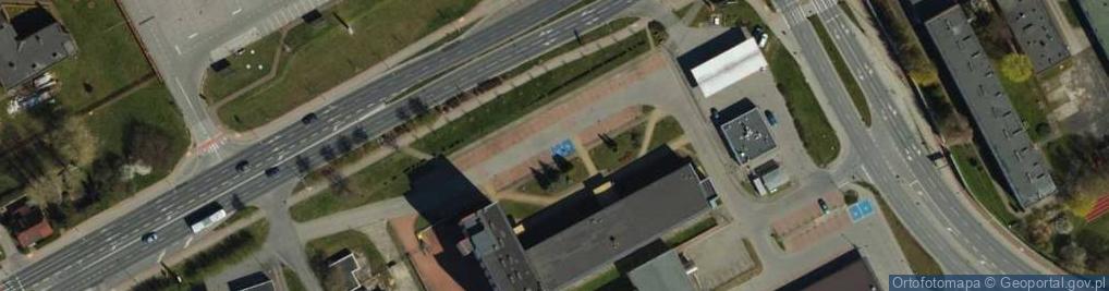 Zdjęcie satelitarne Urząd Skarbowy w Słupsku