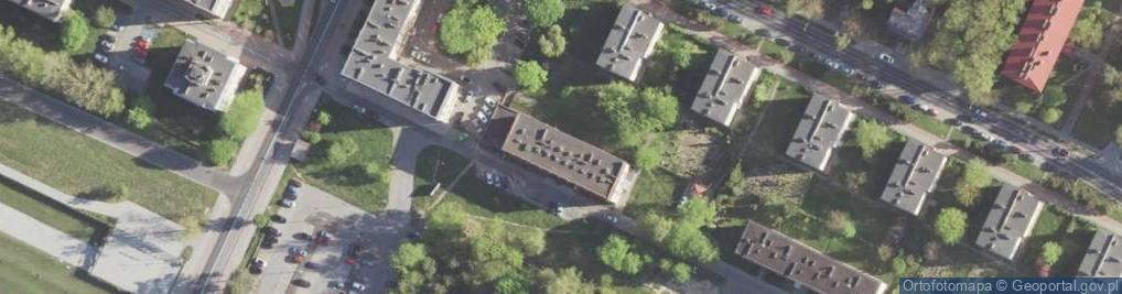 Zdjęcie satelitarne Urząd Skarbowy w Stalowej Woli