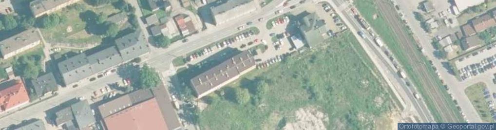 Zdjęcie satelitarne Urząd Skarbowy w Wadowicach
