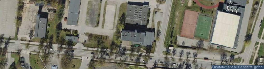Zdjęcie satelitarne Urząd Skarbowy w Wejherowie