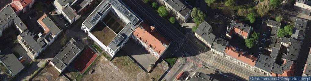Zdjęcie satelitarne Urząd Skarbowy Wrocław - Śródmieście