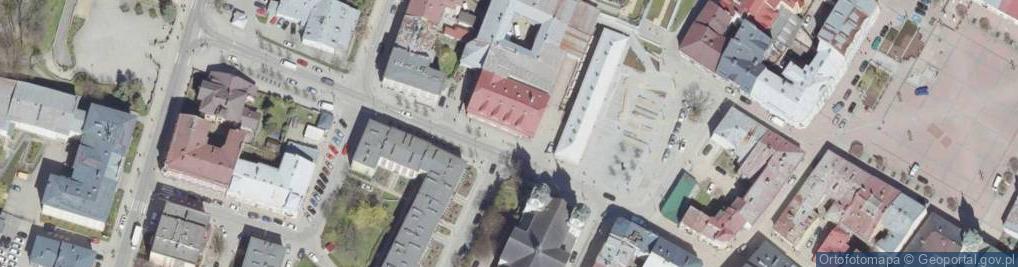 Zdjęcie satelitarne Podkarpacka Szkoła Przedsiębiorczości w Sanoku Urszula Penar-Woźniak