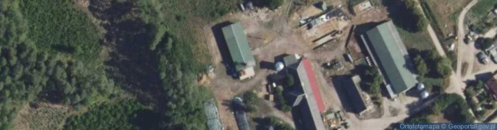 Zdjęcie satelitarne Agroturystyka Canki