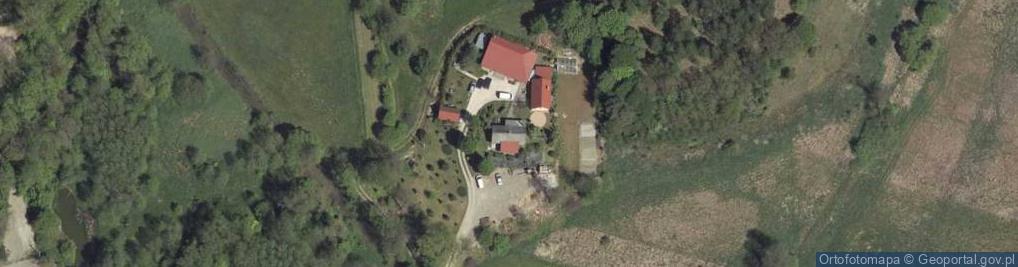 Zdjęcie satelitarne Agroturystyka Pod Grodziskiem Jacek Igras