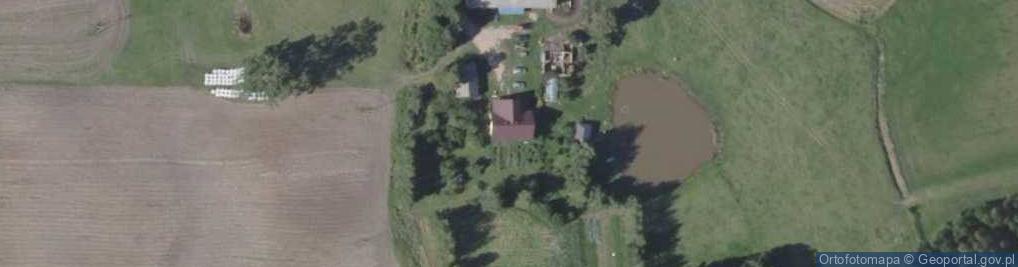 Zdjęcie satelitarne Gospodarstwo Agroturystyczne Bożena Małysko-Skibowska