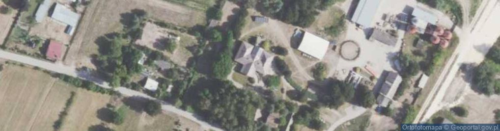 Zdjęcie satelitarne Leśny Zakątek - Domek z sauną