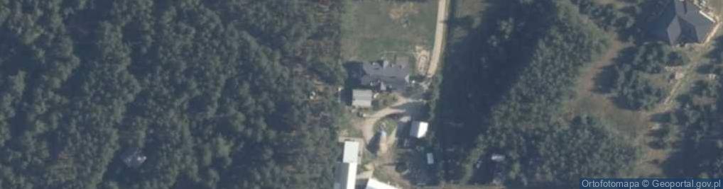 Zdjęcie satelitarne Pod Lasem. Gospodarstwo agroturystyczne