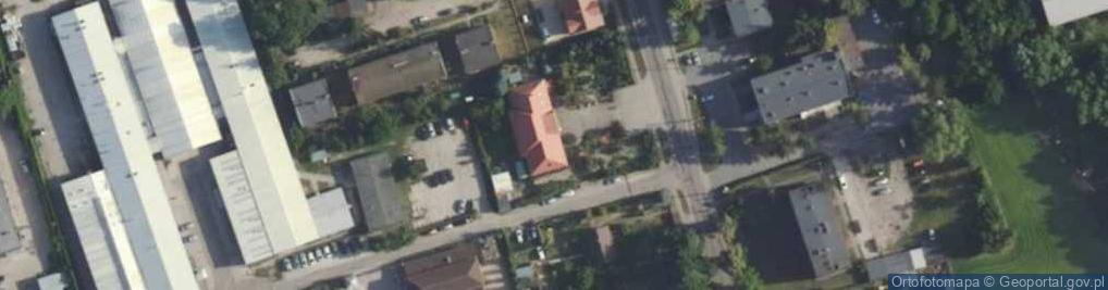 Zdjęcie satelitarne Pokoje - Noclegi AREX