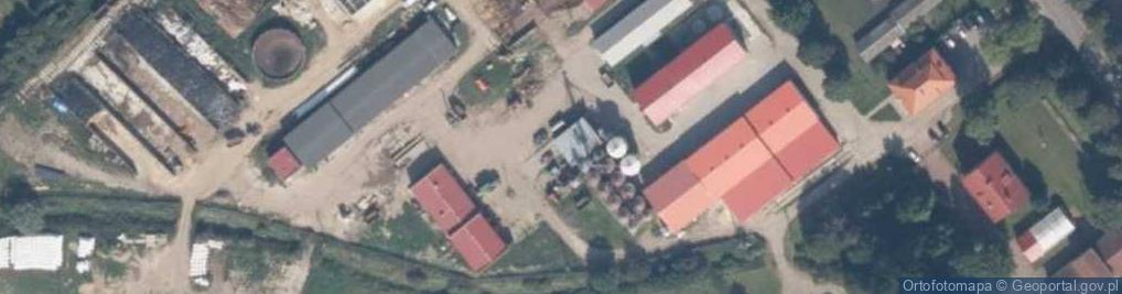 Zdjęcie satelitarne Rancho w Dębinie
