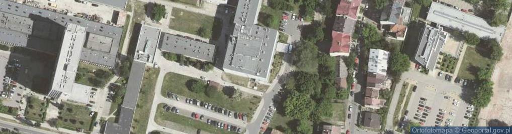 Zdjęcie satelitarne Wydział Fizyki i Informatyki Stosowanej