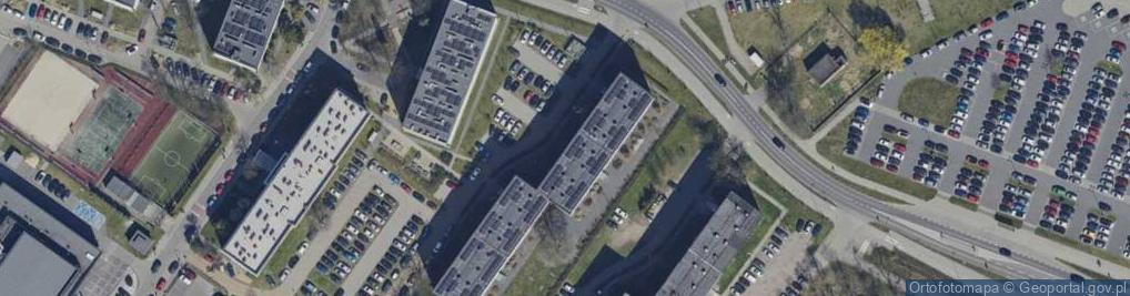 Zdjęcie satelitarne Dom Studencki KARLIK Politechniki Śląskiej