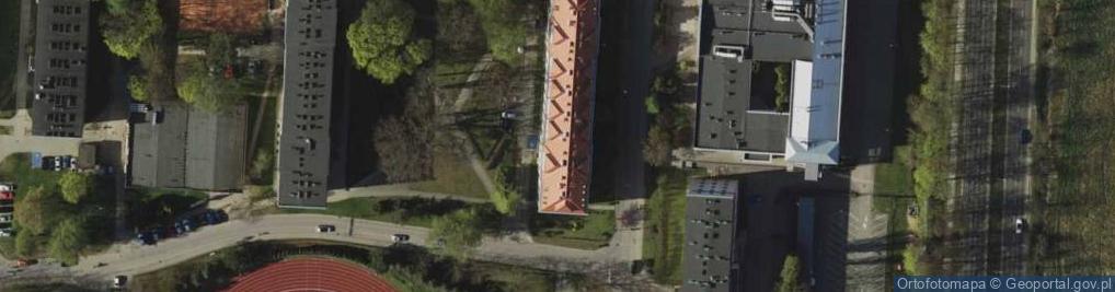 Zdjęcie satelitarne Dom studenta nr 4 UWM
