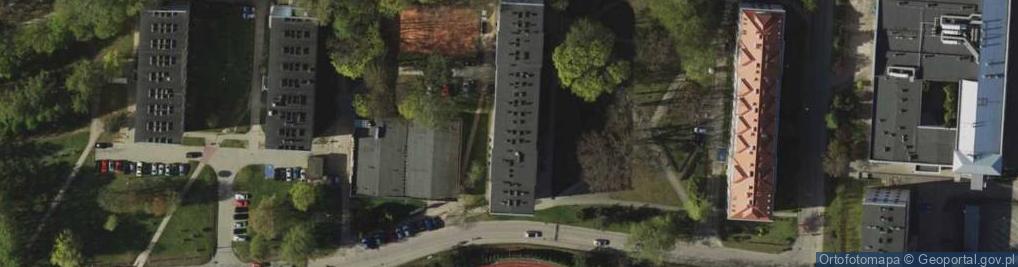 Zdjęcie satelitarne Dom studenta nr 6 UWM