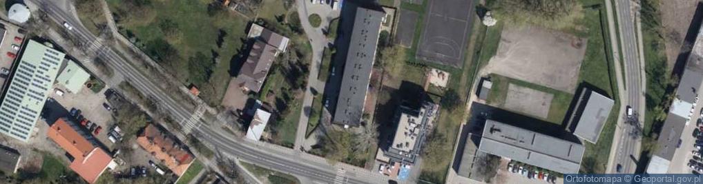 Zdjęcie satelitarne Dom Studenta PWSZ
