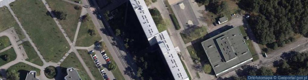 Zdjęcie satelitarne Domy Studenta Fordon DSF1 i DSF2 UTP