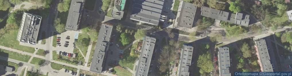 Zdjęcie satelitarne Eskulap - Dom Studenta Uniwersytetu Przyrodniczego