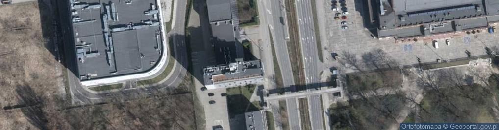 Zdjęcie satelitarne I DS Politechniki Łódzkiej