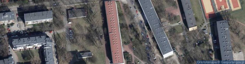 Zdjęcie satelitarne II Dom Studenta UŁ - Balbina