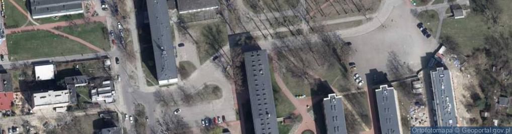 Zdjęcie satelitarne III Dom Studenta UŁ - Pretor