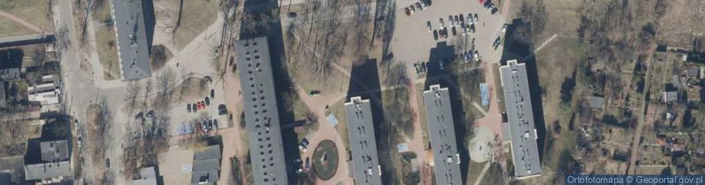 Zdjęcie satelitarne VII Dom Studenta UŁ