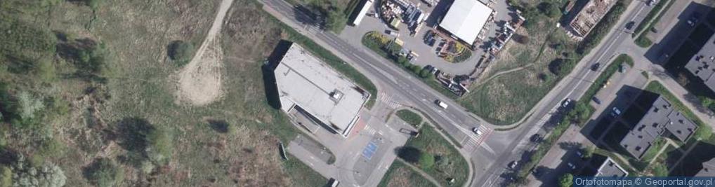 Zdjęcie satelitarne Aldi - Supermarket