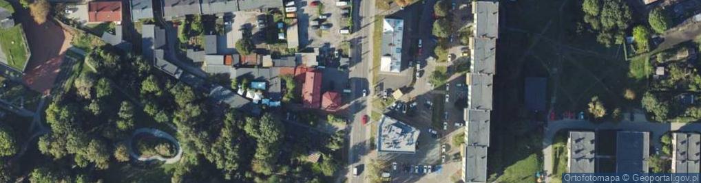 Zdjęcie satelitarne Allegro One Box, zielony automat