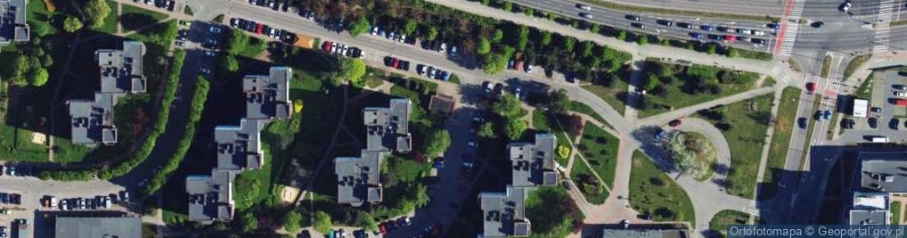 Zdjęcie satelitarne Allegro One Box, zielony automat