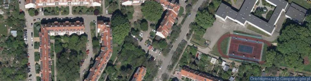 Zdjęcie satelitarne Allegro One Box, zielony automat