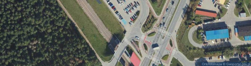 Zdjęcie satelitarne Allegro One Box, zielony automat