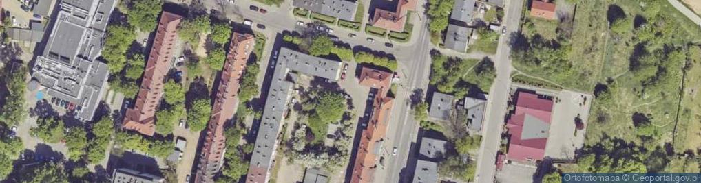 Zdjęcie satelitarne Allegro One Box, zielony automat