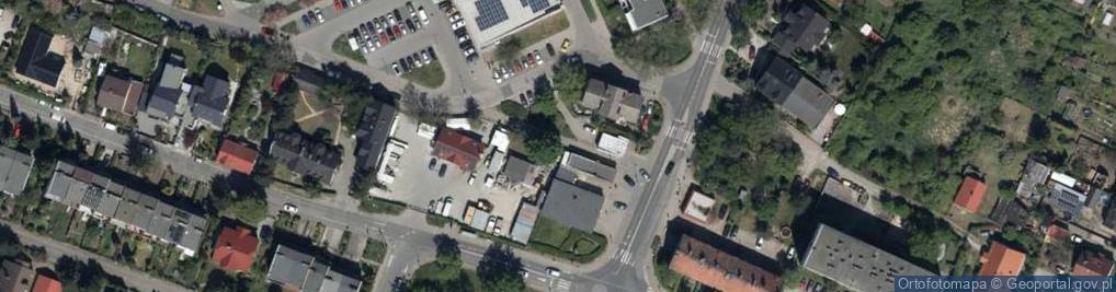 Zdjęcie satelitarne Allegro One Box, zielony automat