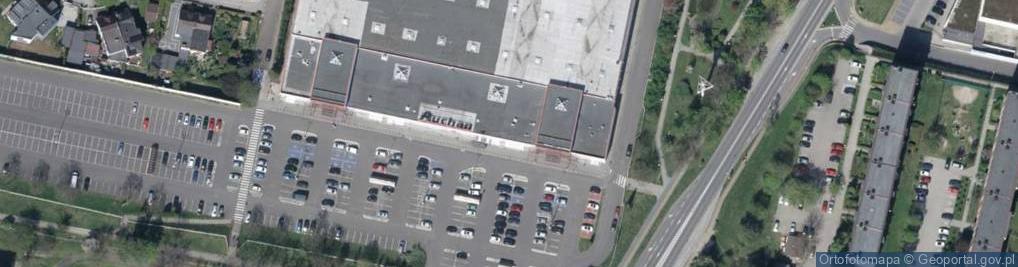 Zdjęcie satelitarne Allegro One Punkt, Auchan